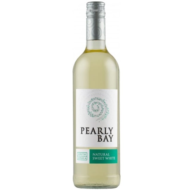 Вино Pearly Bay Sweet White, біле, солодке, 8%, 0,75 л - фото 1