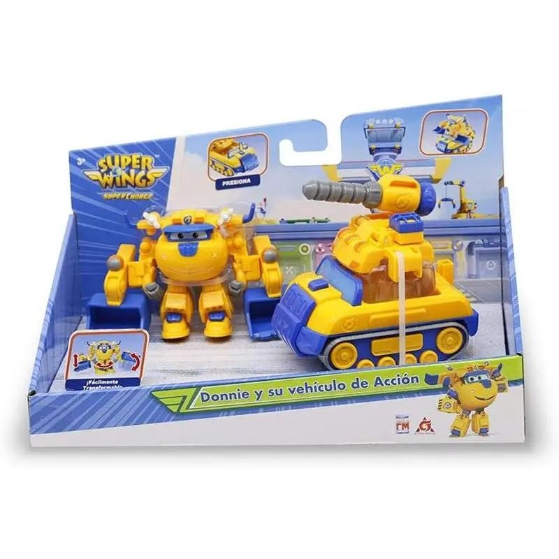 Игровой набор Super Wings Supercharge Articulated Action Vehicle Donnie (EU740992V) - фото 2