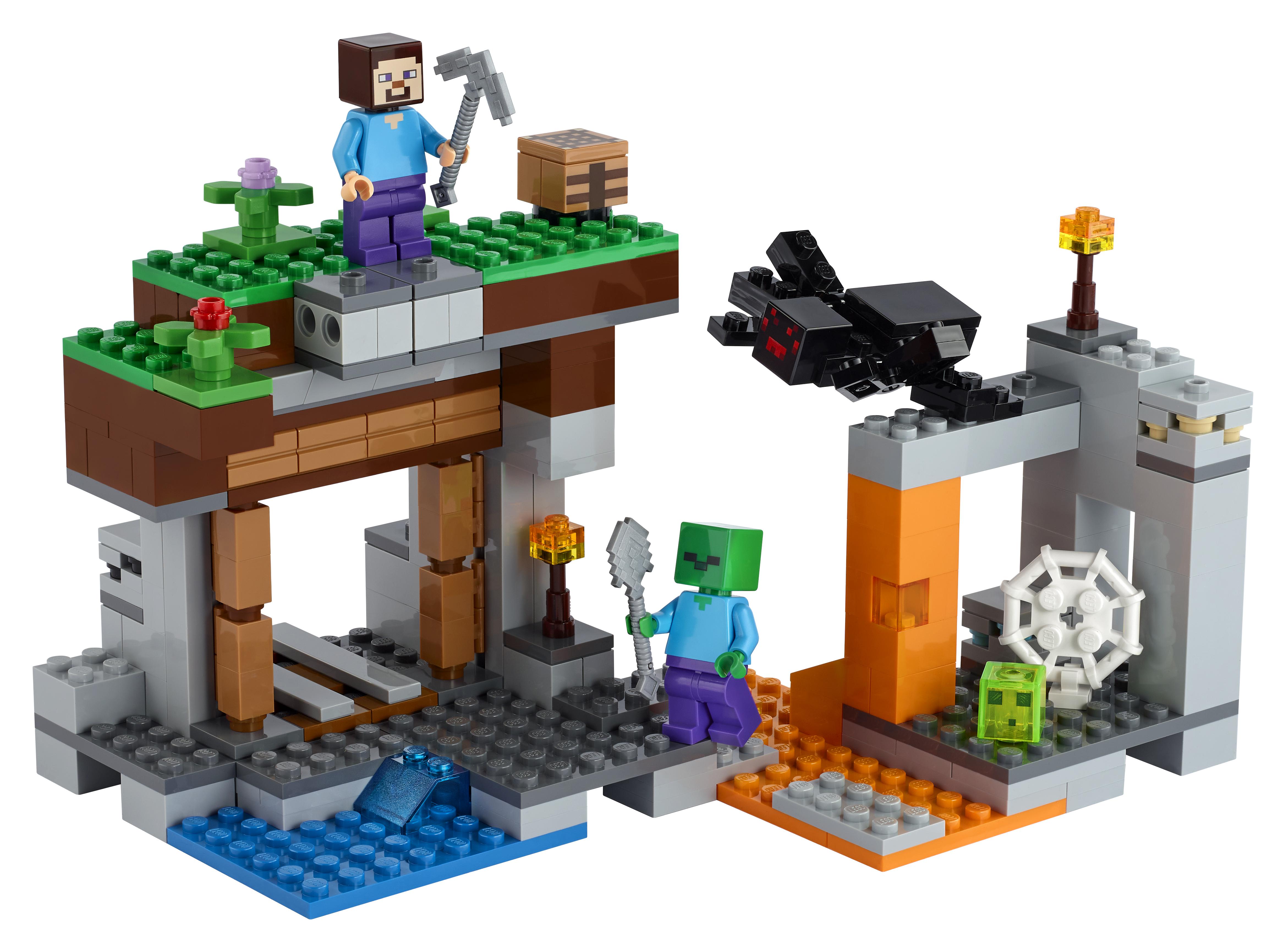 Конструктор LEGO Minecraft Закинута шахта, 248 деталей (21166) - фото 2