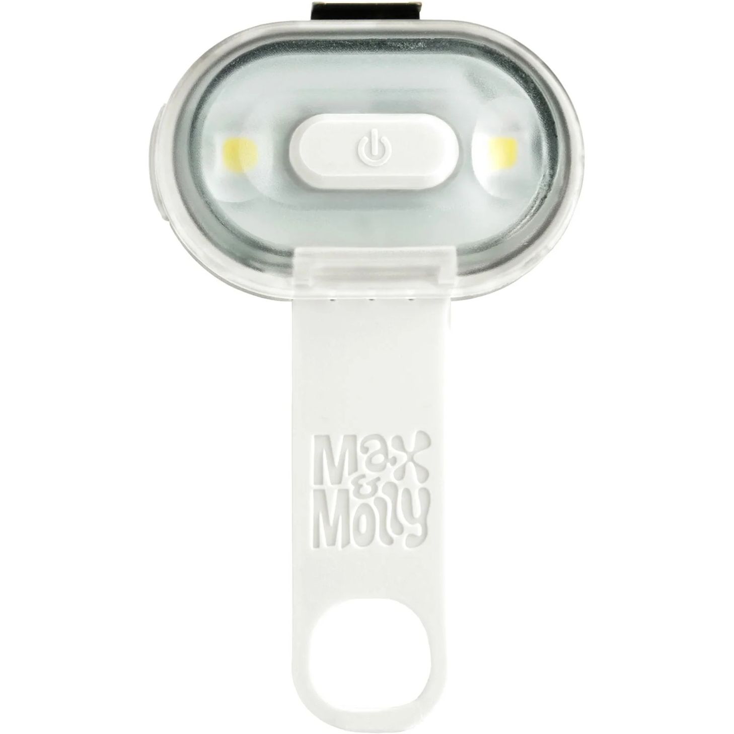 Фонарик светодиодный Max & Molly Matrix Ultra Led Safety Hanging Pack для собак на ошейник белый - фото 1