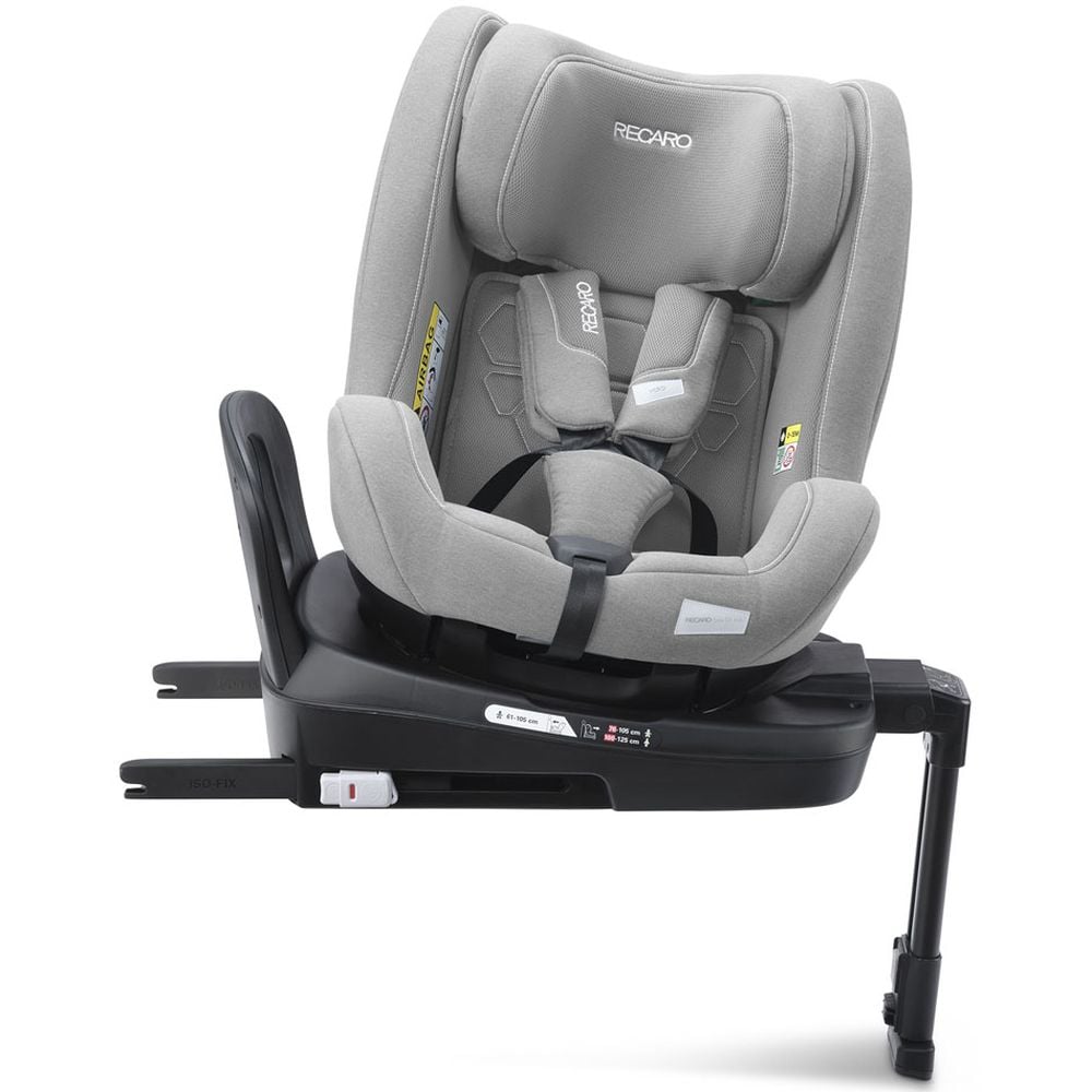 Автокресло Recaro Salia 125 Kid Carbon Grey, серое (89051640050) - фото 3