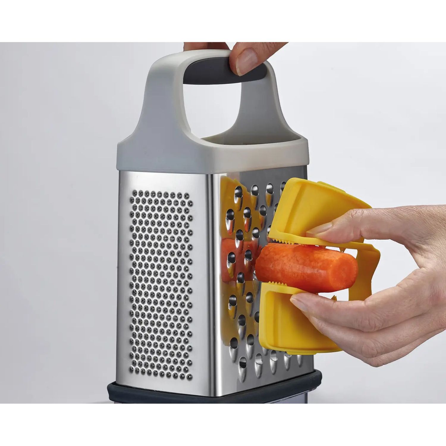 Терка з ємністю Joseph Joseph Multi-Grip Box Grater жовта (20225) - фото 6