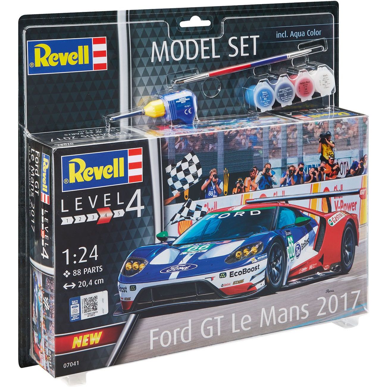 Збірна модель Revell Автомобіль Ford GT - Le Mans рівень 4, масштаб 1:24, 88 деталей (RVL-67041) - фото 2