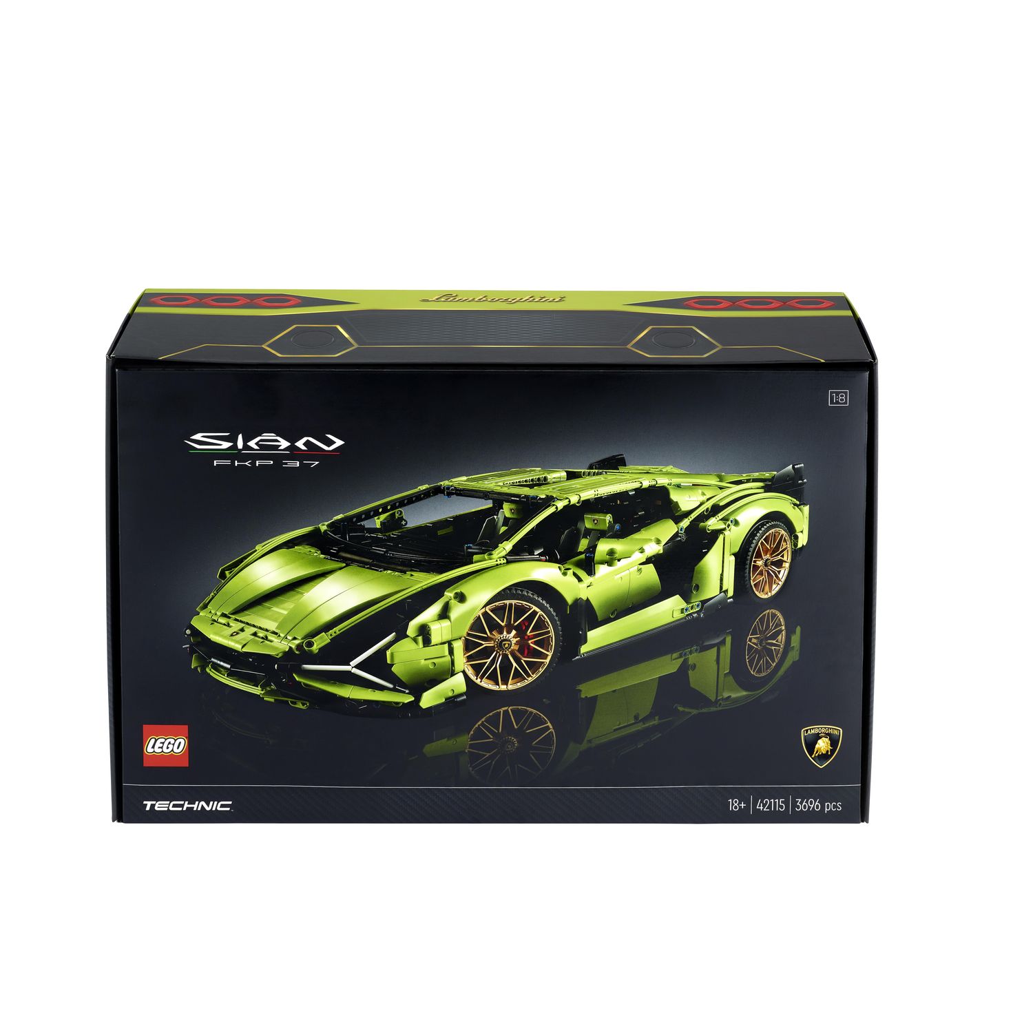 Конструктор LEGO Technic Lamborghini Sián FKP 37, 3696 деталей (42115) - фото 9