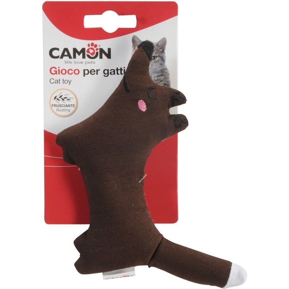 Іграшка для котів Camon Тварини, бавовна, з ароматом котячої м'яти, 12 см, в асортименті - фото 2