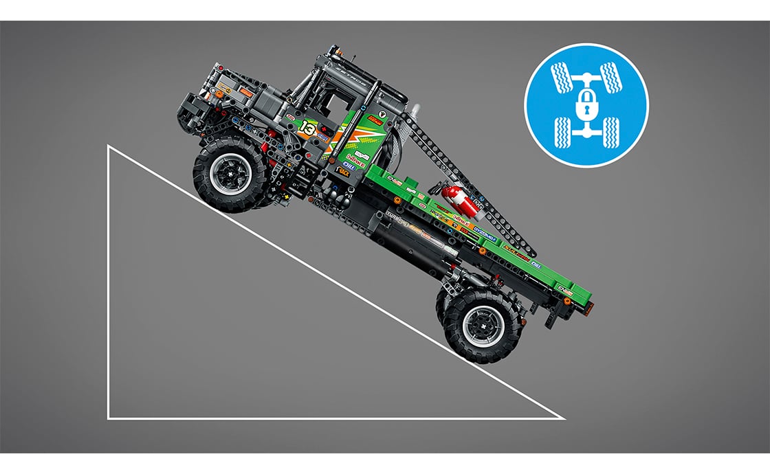 Конструктор LEGO Technic Пробный грузовик Mercedes-Benz Zetros Toyrc, 2110 деталей (42129) - фото 5