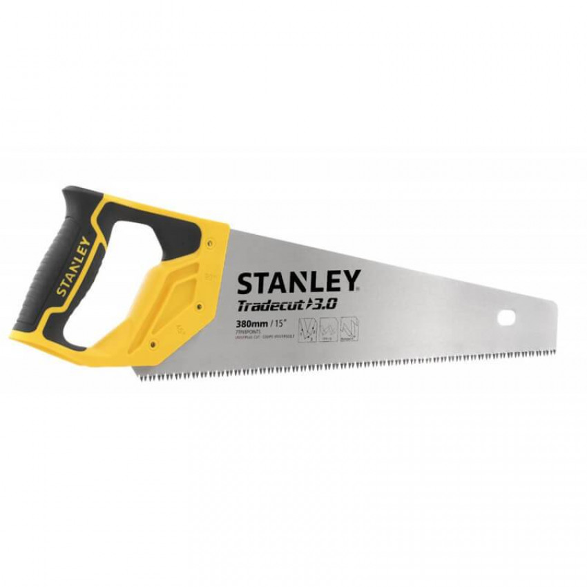 Ножовка для дерева Stanley Tradecut 7TPI 380 мм (STHT20348-1) - фото 1