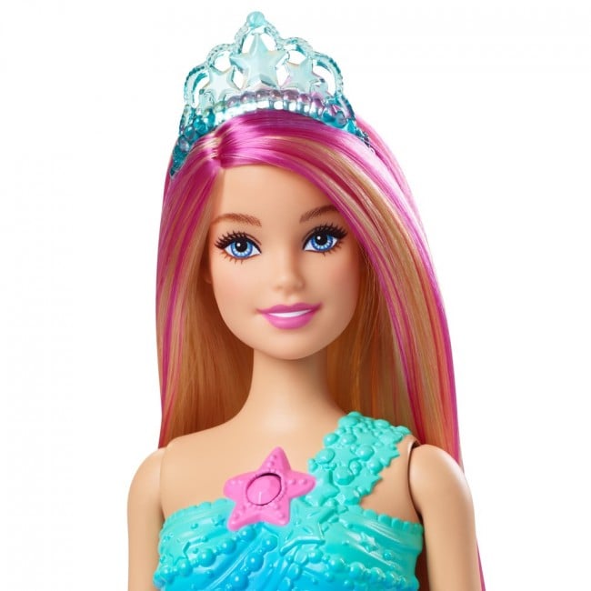 Кукла-русалка Barbie Дримтопия Сверкающий хвостик (HDJ36) - фото 3