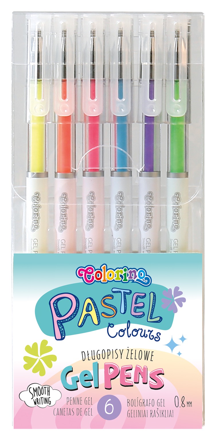 Набір гелевих ручок CoolPack Пастель, 6 кольорів, 6 шт. (80905PTR) - фото 1