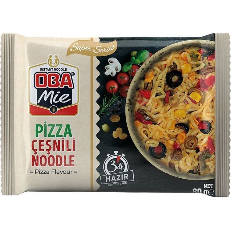 Лапша Oba со вкусом пиццы быстрого приготовления 80 г (896809) - фото 1