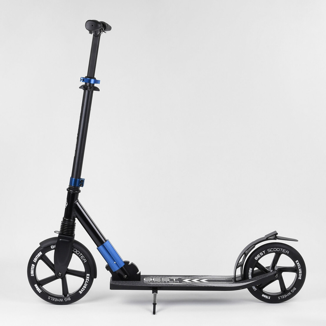 Самокат Best Scooter 75186 синий - фото 3