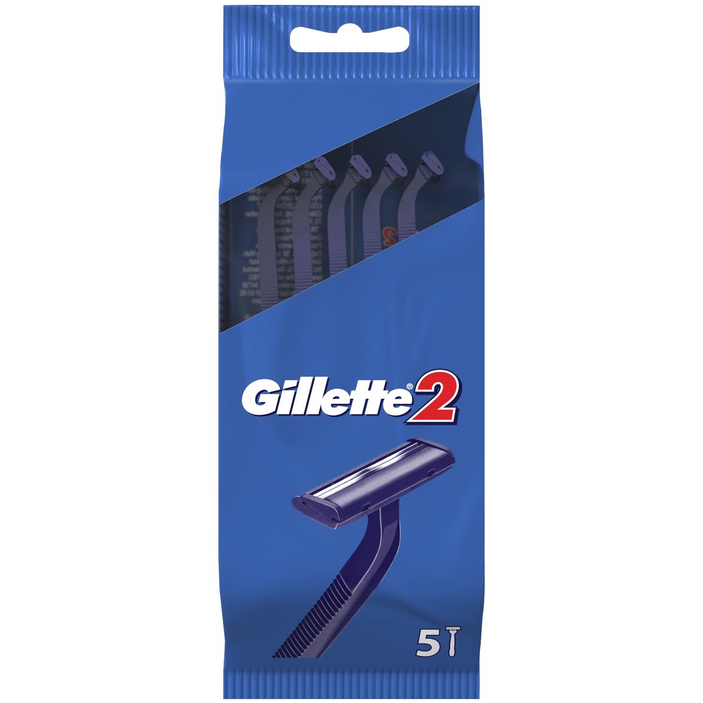 Одноразовые станки для бритья Gillette 2, 5 шт. - фото 2