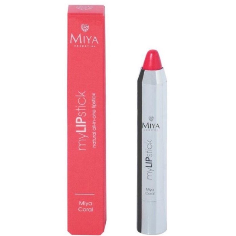 Помада для губ Miya Cosmetics My Lipstick Natural All-In-One Lipstick Coral 2.5 г - фото 1