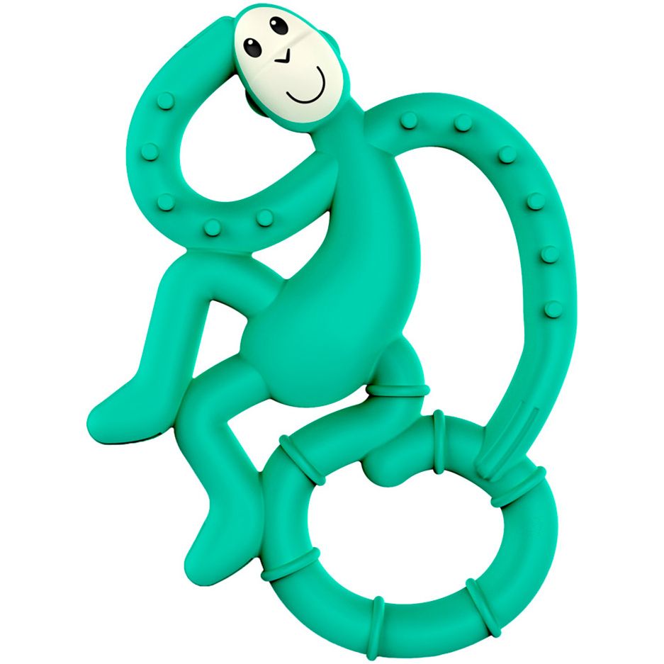 Іграшка-прорізувач Matchstick Monkey Маленька танцююча Мавпочка, 10 см, зелена (MM-МMT-008) - фото 1