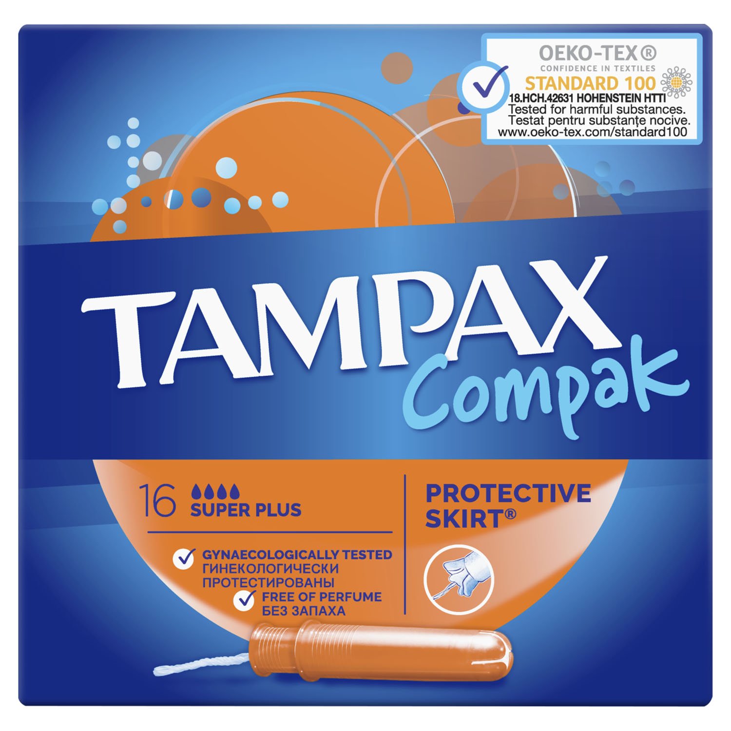 Тампони Tampax Compak Super Plus Duo, 16 шт. - фото 2