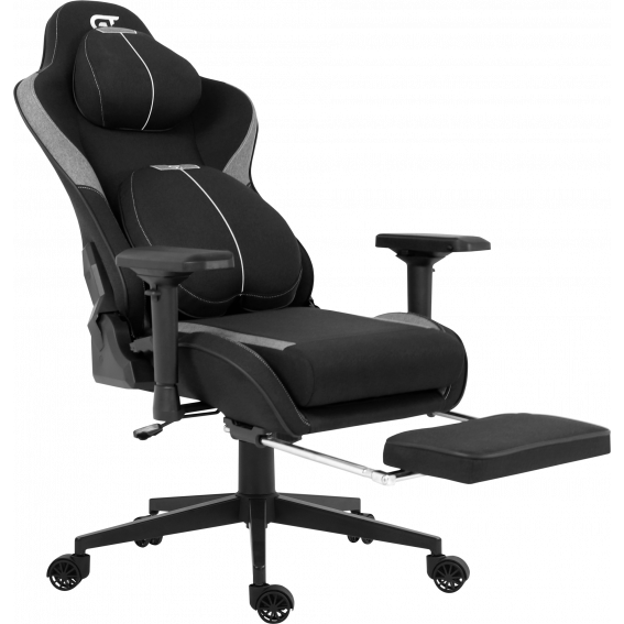 Геймерське крісло GT Racer X-2308 Fabric Blac)/Gray (X-2308 Fabric Black/Gray) - фото 4