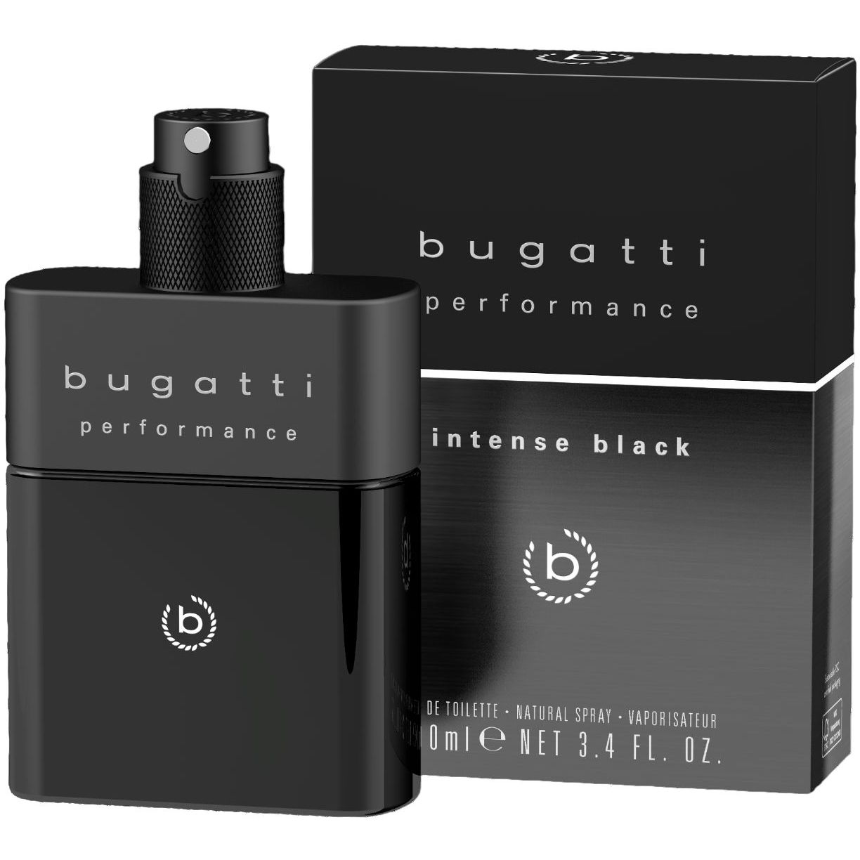 Туалетна вода для чоловіків Bugatti Performance Intense black 100 мл - фото 1