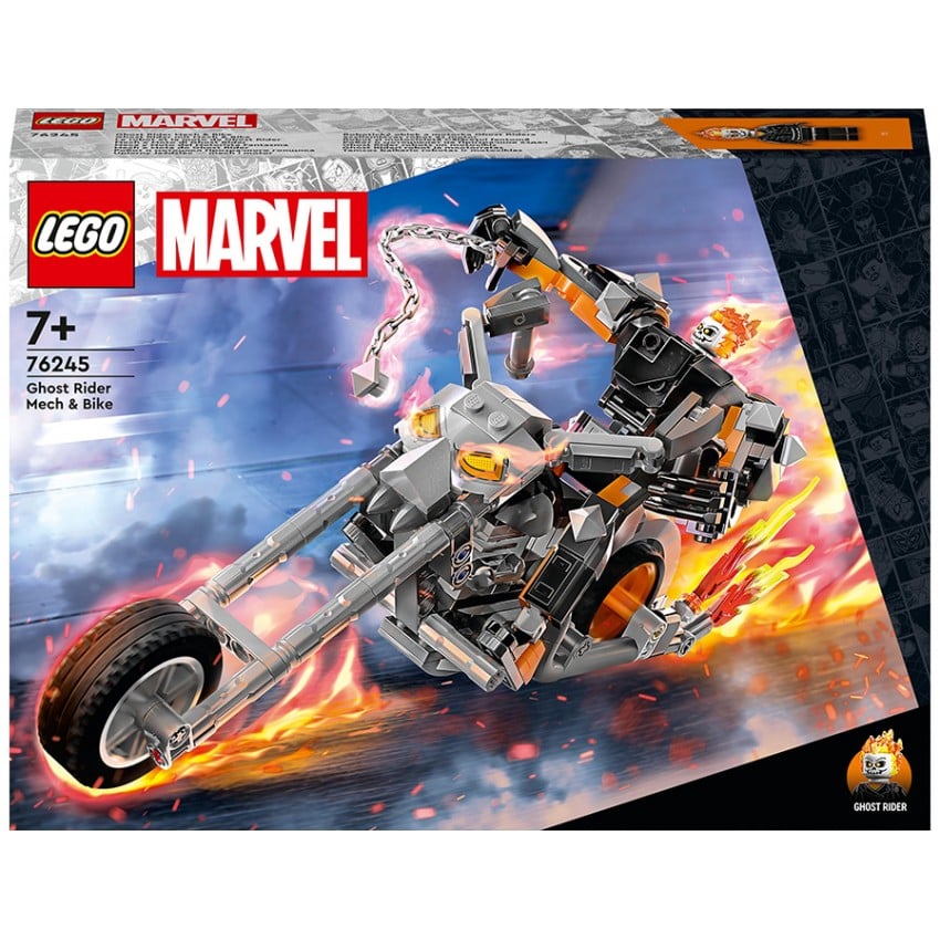 Конструктор LEGO Super Heroes Примарний Вершник Робот і мотоцикл, 264 деталей (76245) - фото 1