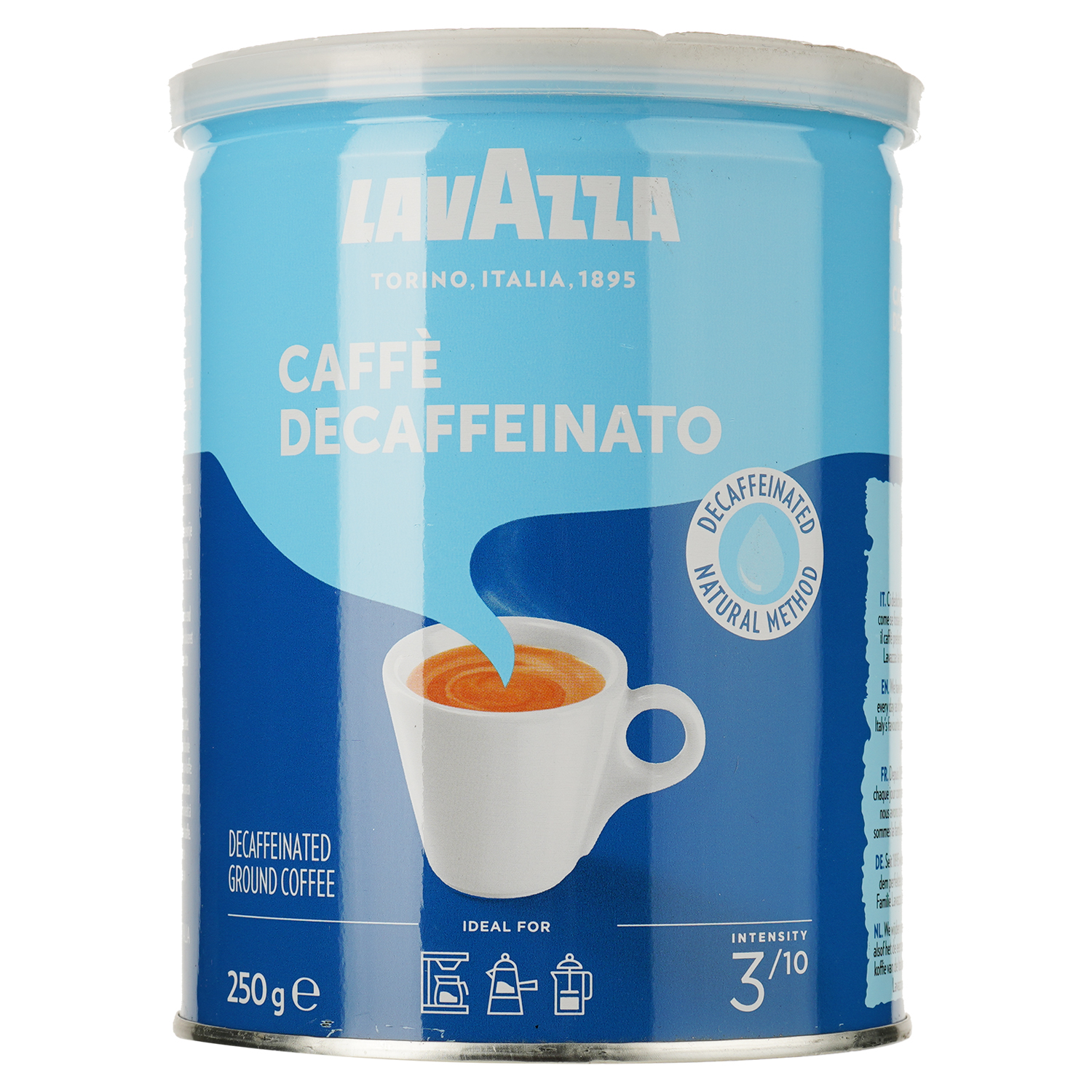 Кава мелена Lavazza Caffe Decaffeinato без кофеїну 250 г (7508) - фото 1