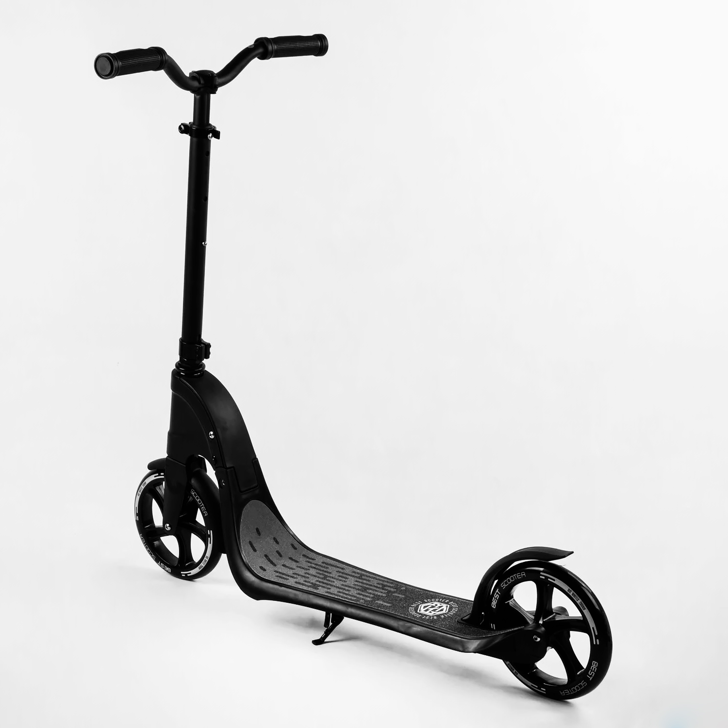 Самокат Best Scooter 92х48х104 см Чорний 000231609 - фото 4