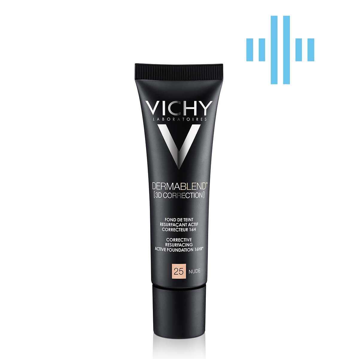 Матуючий тональний крем Vichy Dermablend 3-D, для вирівнювання поверхні шкіри, відтінок 25, 30 мл (M9005701) - фото 1