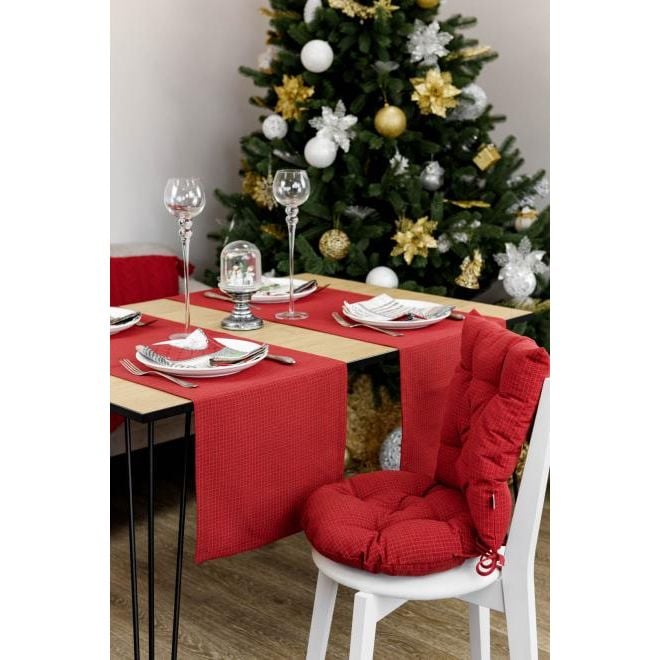 Подушка на стілець Прованс Merry Christmas 40 см червона (31490) - фото 4