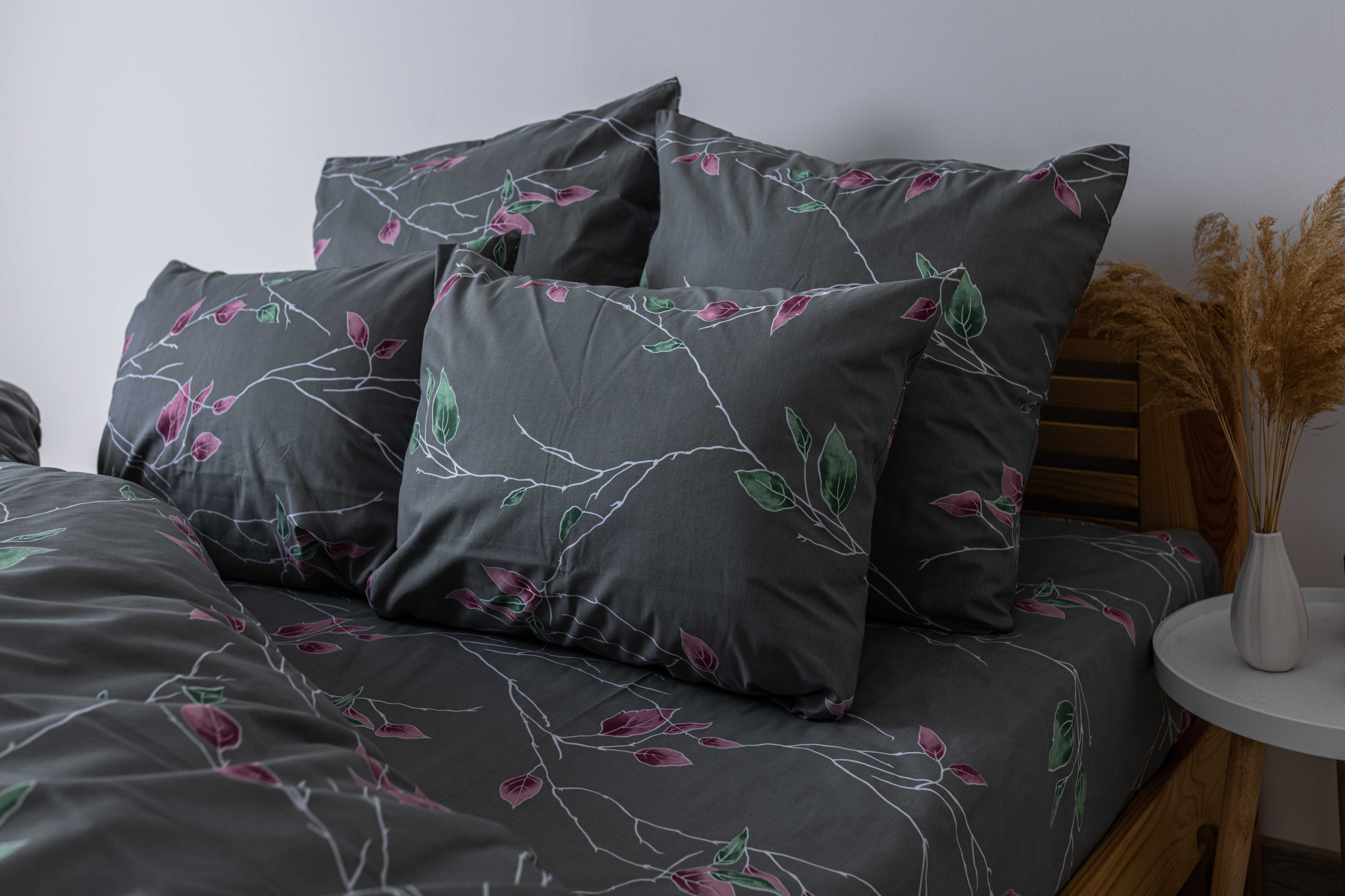 Комплект постельного белья ТЕП Soft dreams Branch On Grey двуспальный темно-серый (2-03858_25654) - фото 3