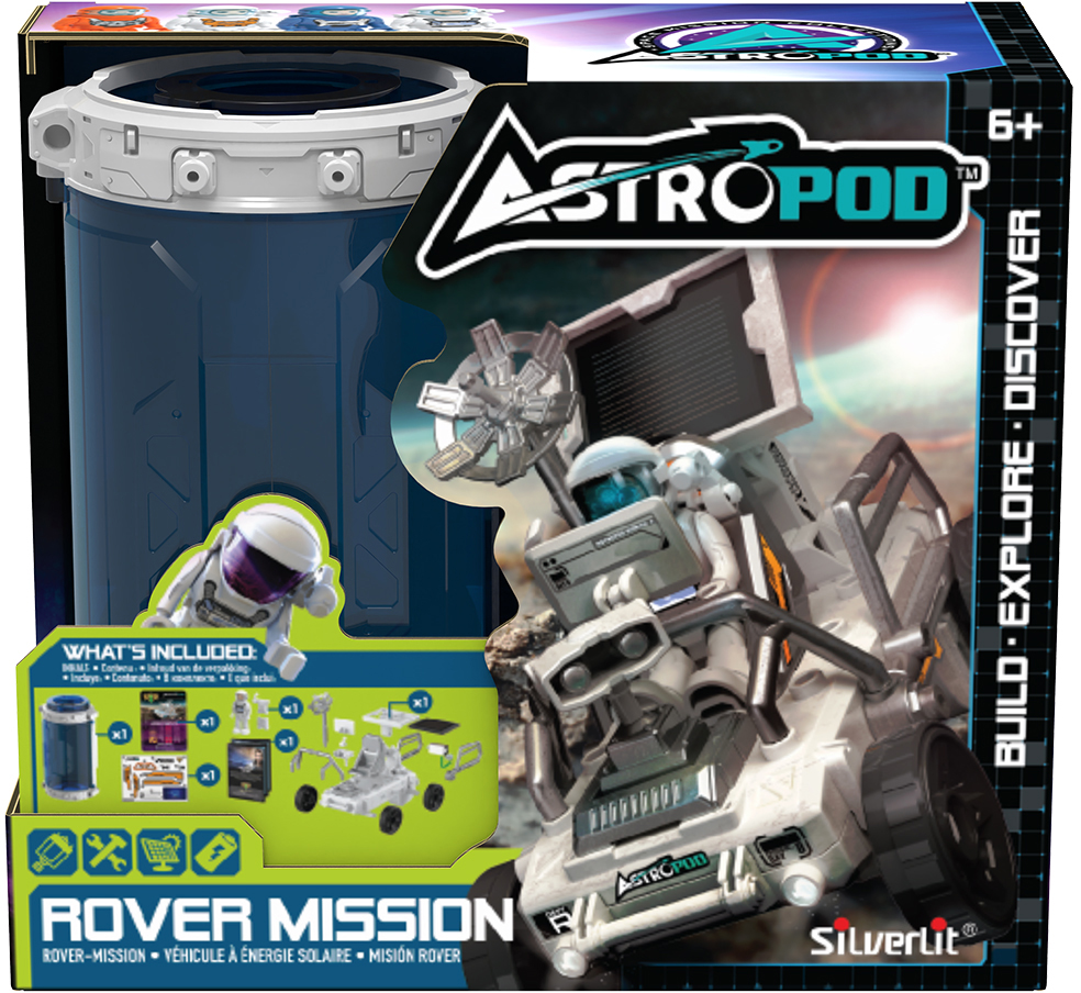 Ігровий набір із фігуркою Silverlit Astropod Місія Збери космічний ровер (80332) - фото 1