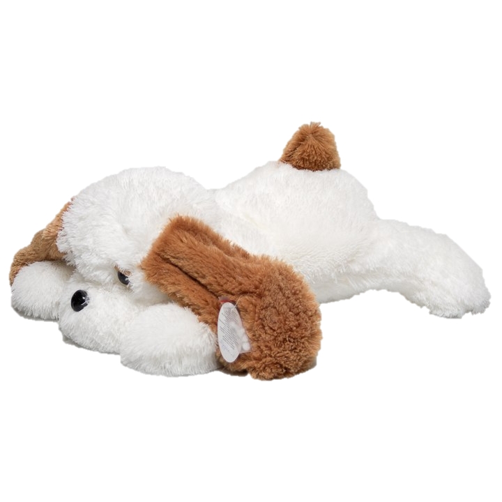 Мягкая игрушка Alina собака Тузик 90 см белая - фото 1