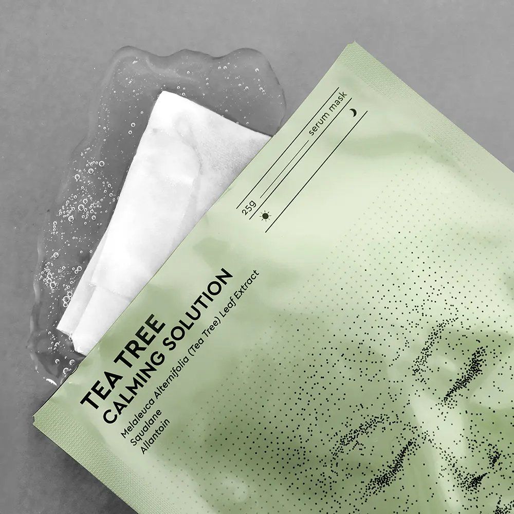 Тканинна маска-сироватка Steblanc Tea Tree Calming Solution Зволожуюча з екстрактом чайного дерева, 25 г - фото 2