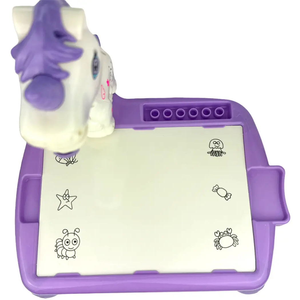 Детский столик для рисования G-Toys Единорог с проектором и фломастерами (Art Set-6) - фото 7