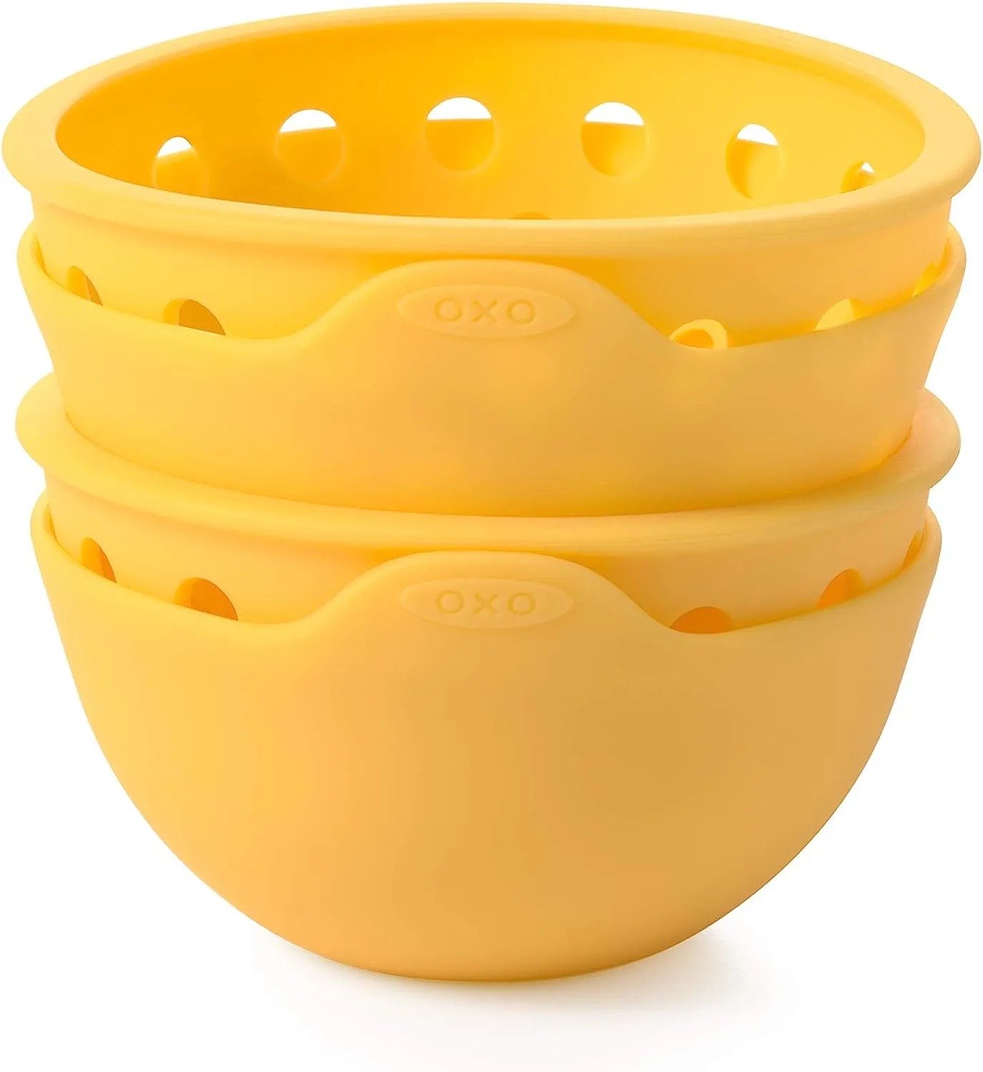 Набір форм для яйця-пашот Oxo Good Grips жовтий 2 предмети (11207000) - фото 3
