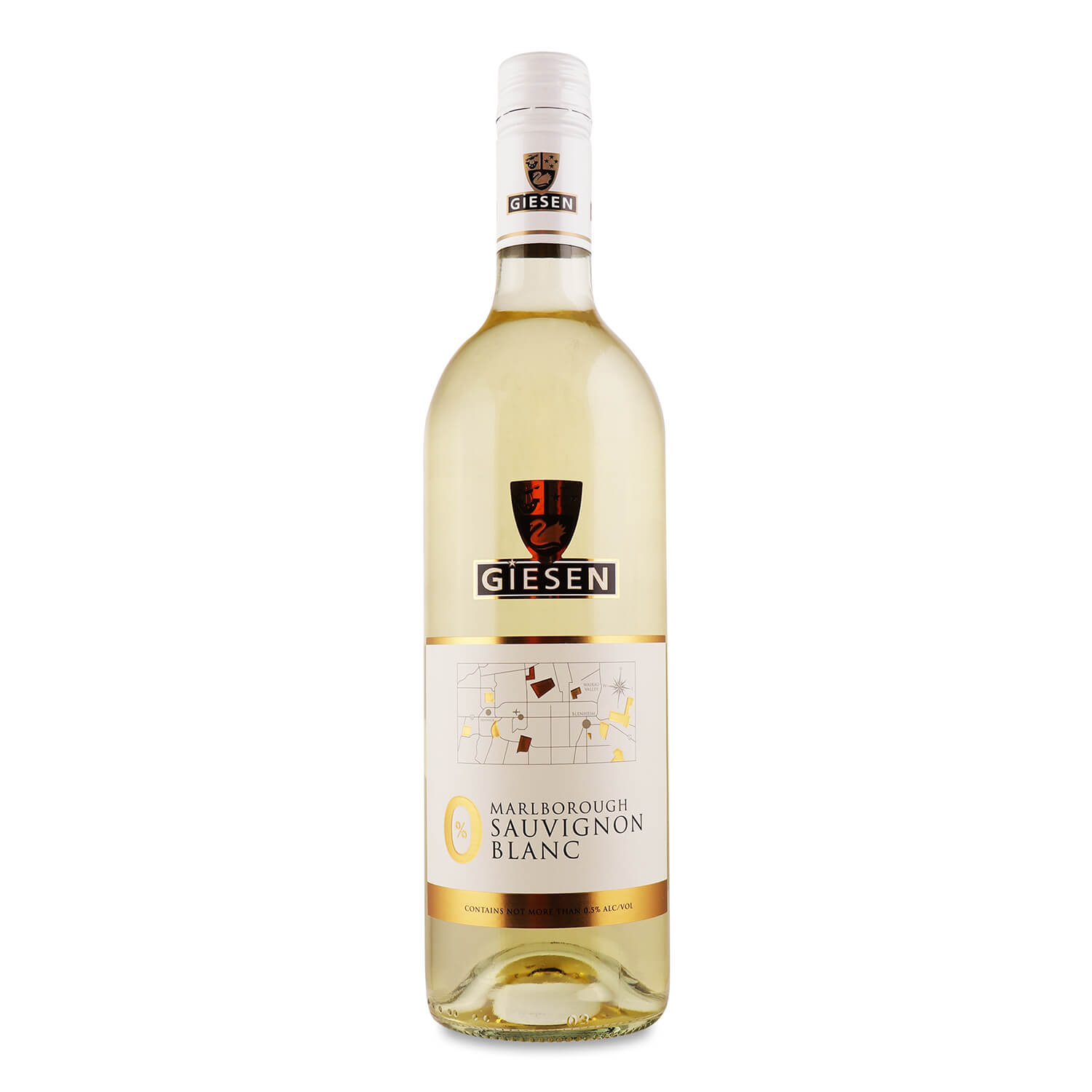 Вино Giesen Sauvignon Blanc безалкогольное, 0,5%, 0,75 л (857775) - фото 1