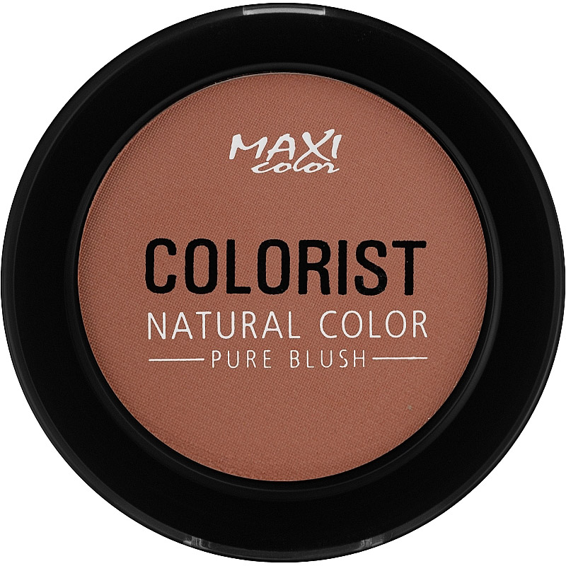 Рум'яна для обличчя Maxi Color Colorist Natural Color Pure Blush 03, 6 г - фото 1