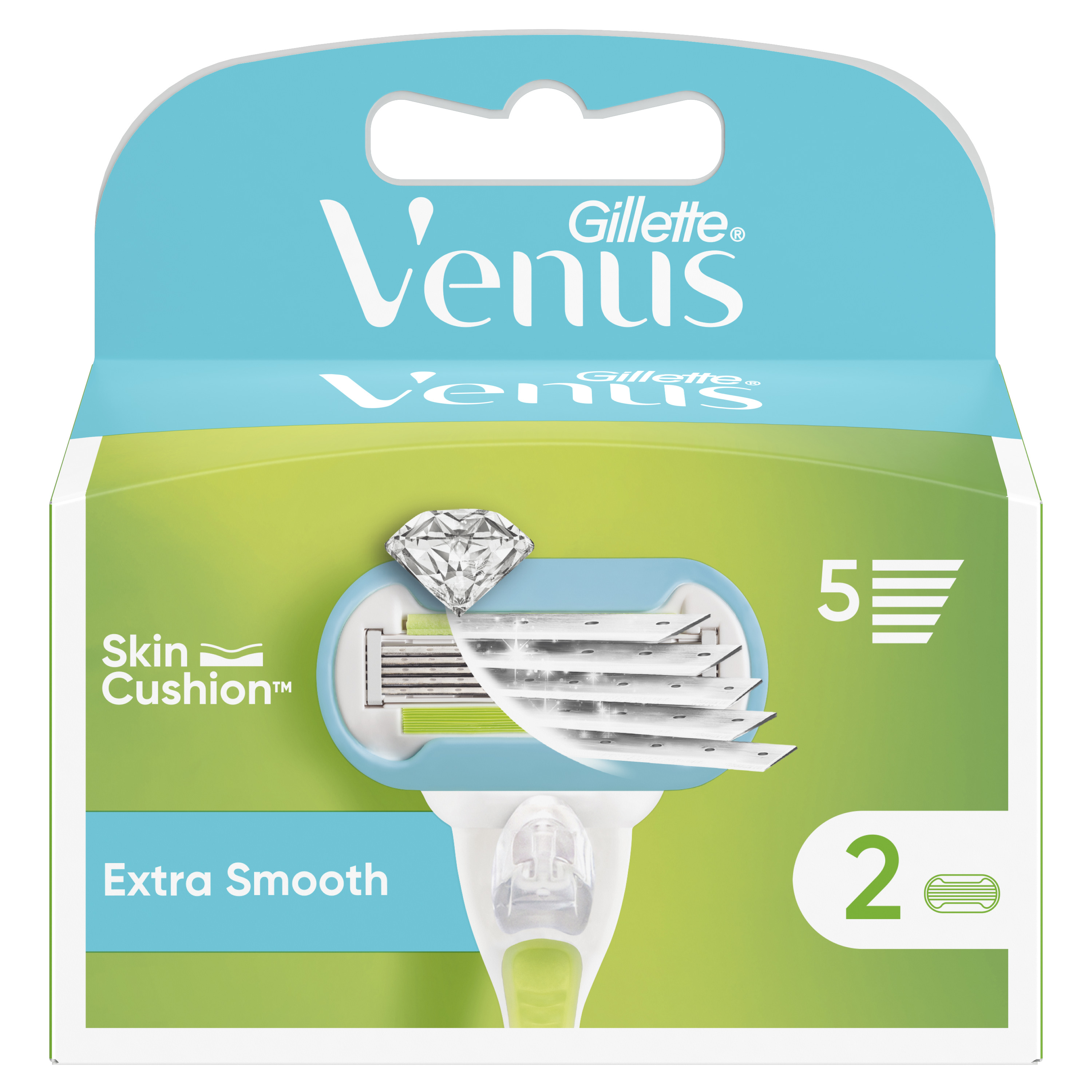 Сменные картриджи для бритья Gillette Venus Embrace, 2 шт. - фото 2