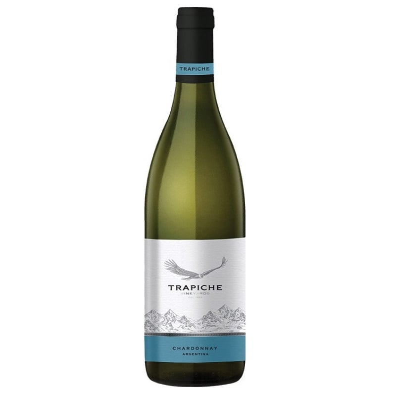 Вино Trapiche Vineyards Chardonnay, біле, сухе, 13,5%, 0,75 л - фото 1