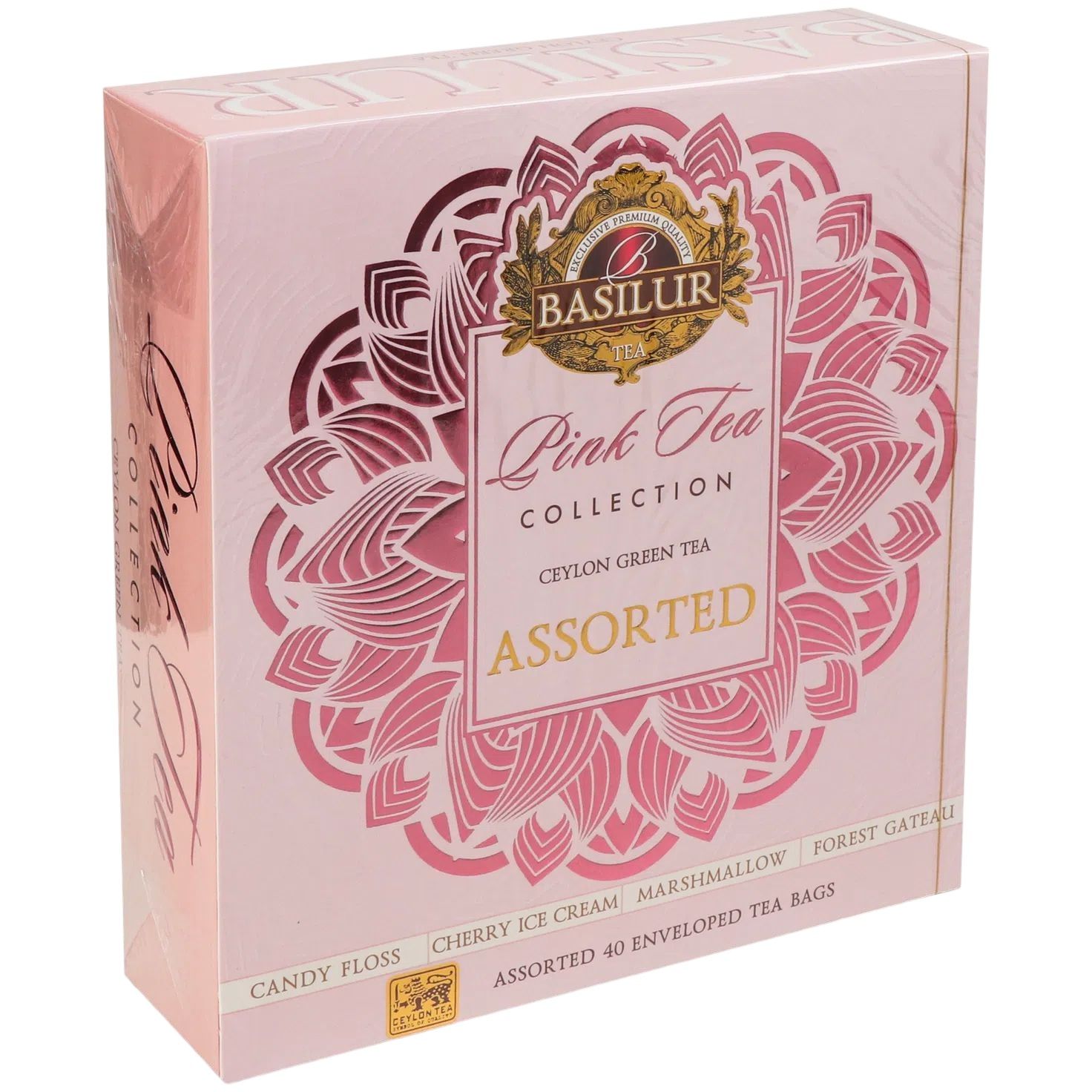 Чай зелений Basilur Pink Tea Collection асорті 40 шт. х 1.5 г (955273) - фото 1