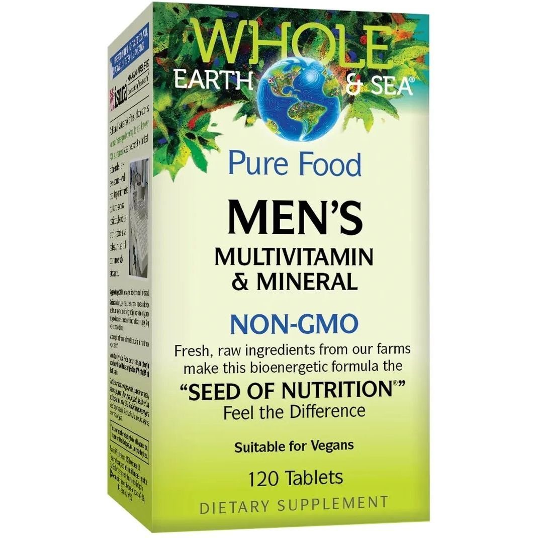 Мультивитаминный и минеральный комплекс для мужчин Natural Factors Men's Multivitamin & Mineral 120 таблеток - фото 1