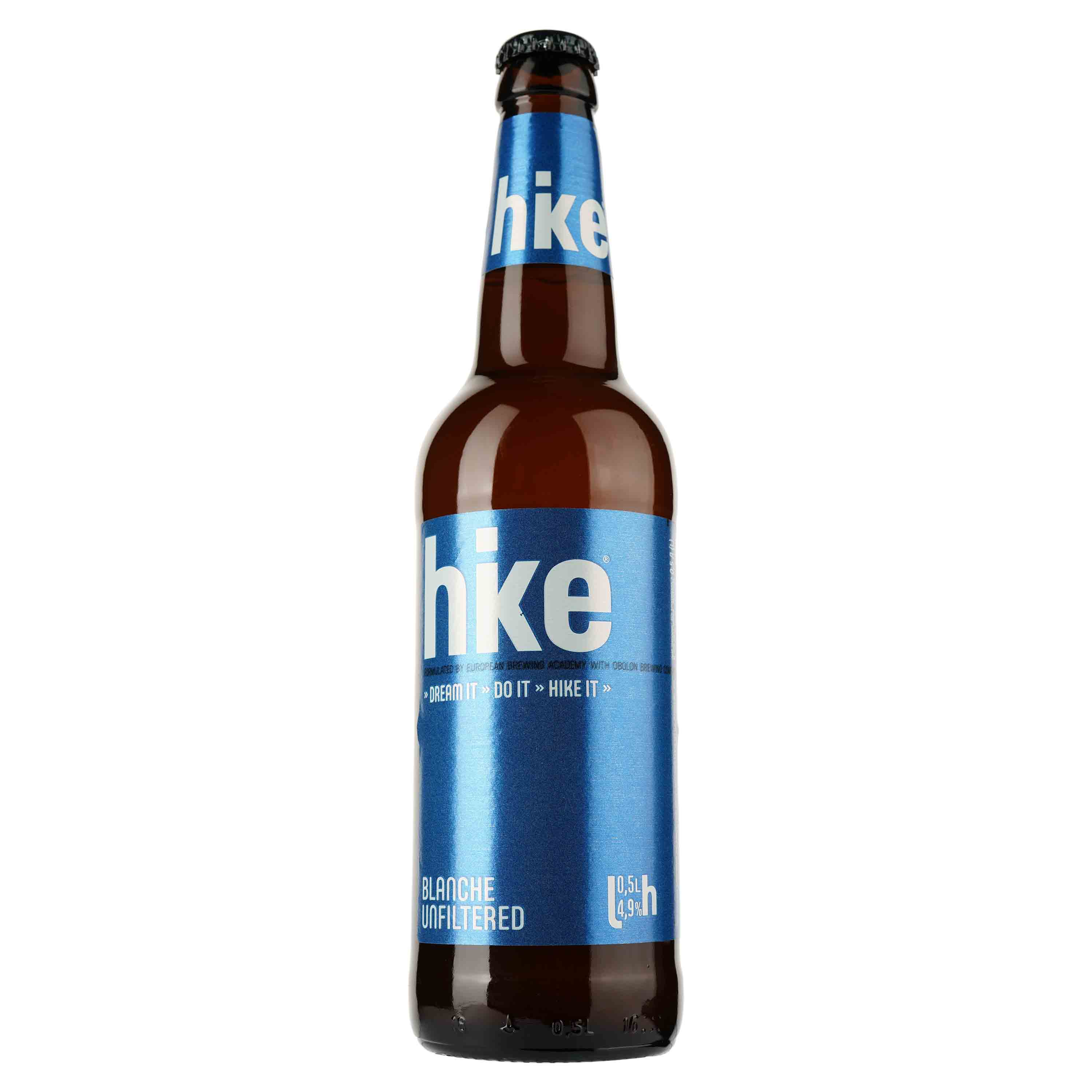Пиво Hike Blanche, светлое, 4,9%, 0,5 л (781557) - фото 1