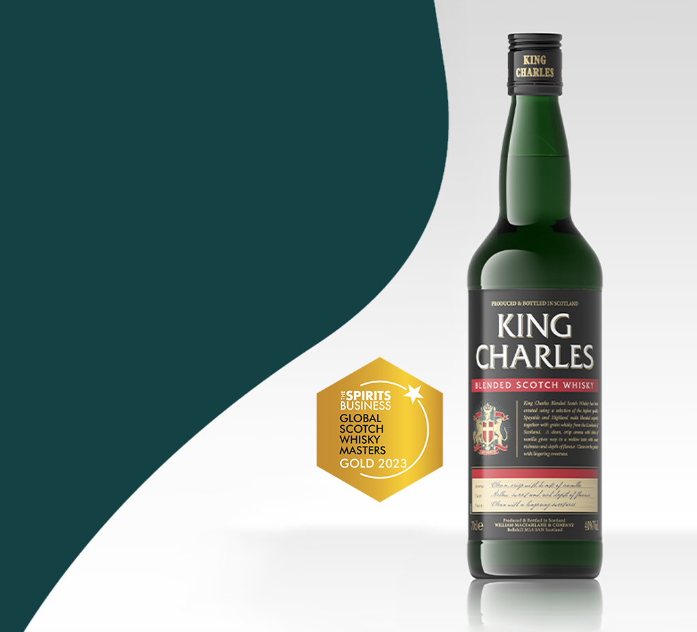 Віскі King Charles Blended Scotch Whisky 40% 0.7 л - фото 2