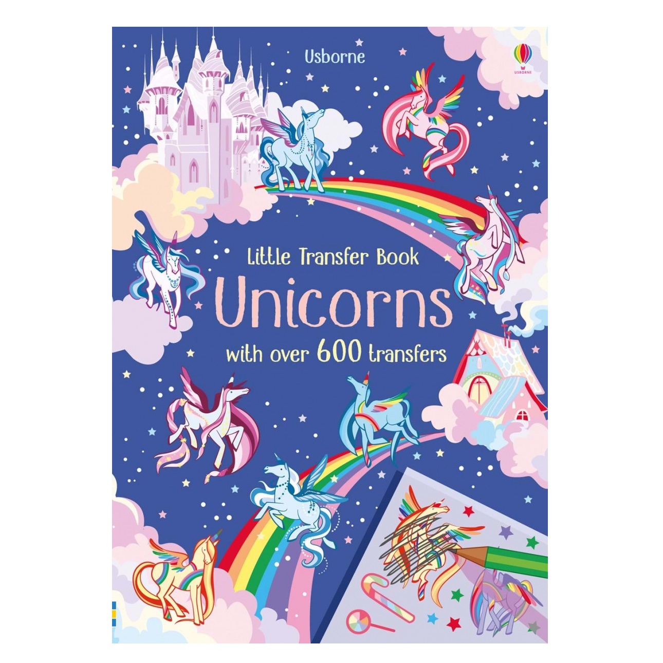 Раскраска Transfer Activity Book Unicorns - Hannah Watson, англ. язык (9781474950930) - фото 1