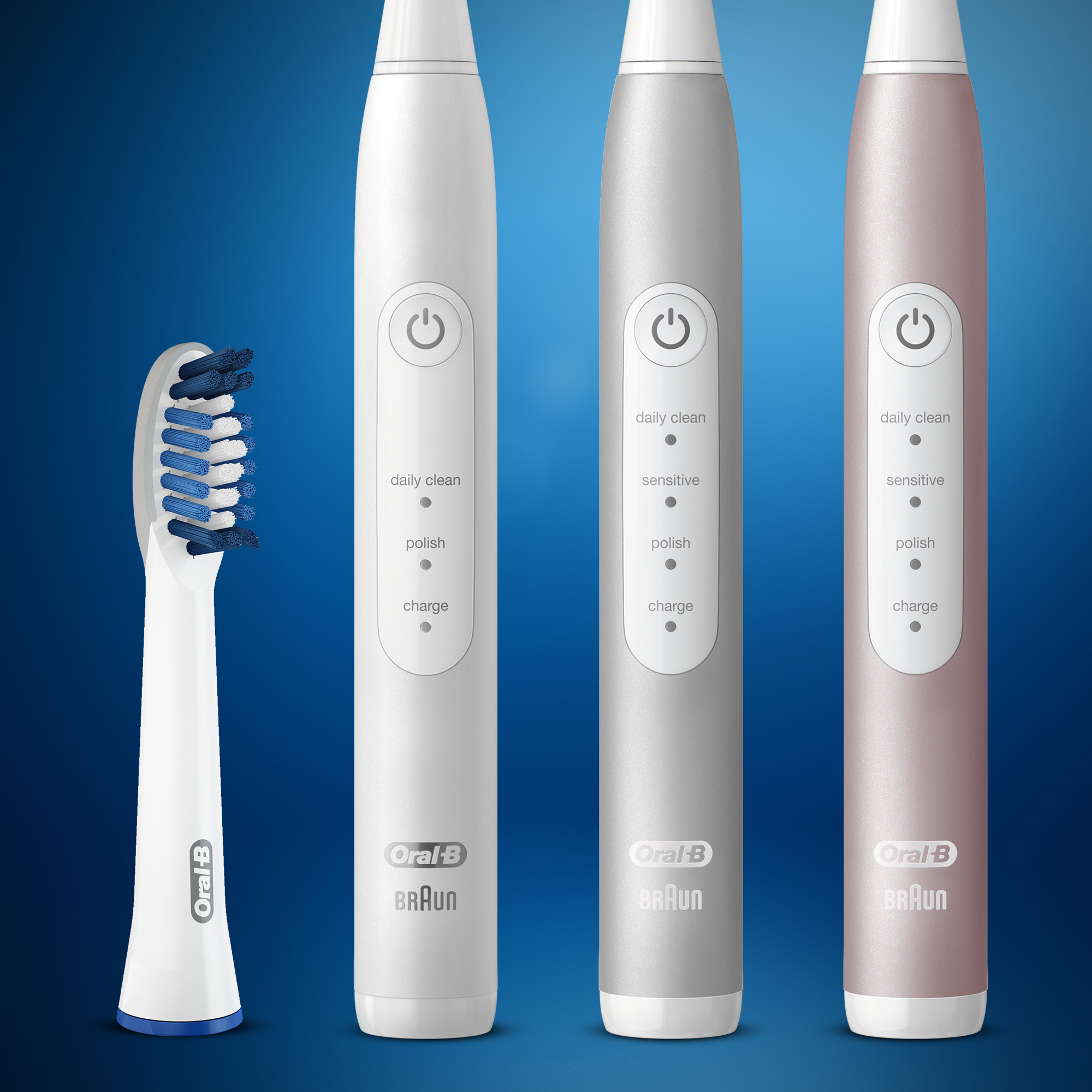 Електрична зубна щітка Oral-B Pulsonic Slim Luxe 4900 S411.526.3H типу 3717, 2 шт. - фото 11