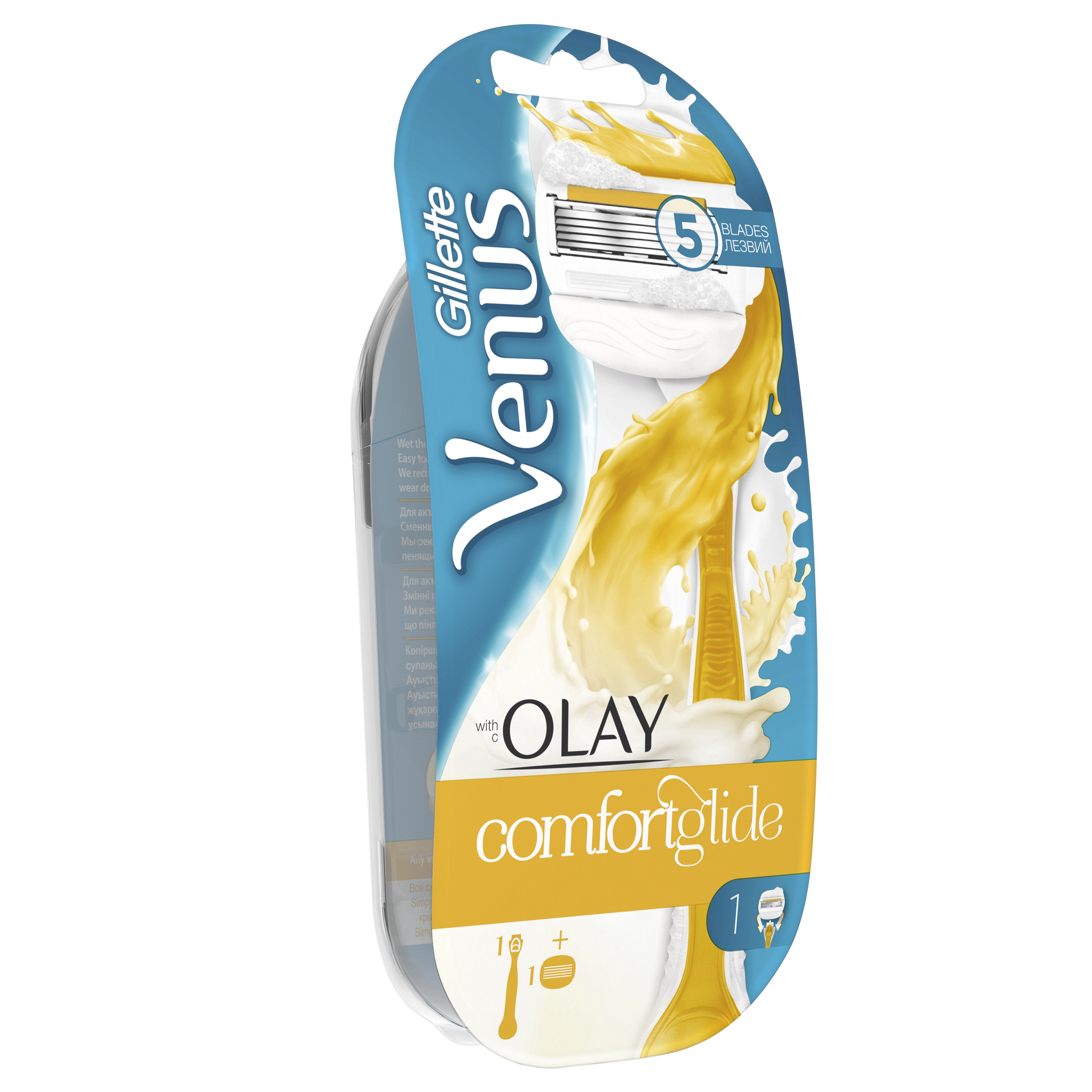Станок для гоління жіночий Venus Olay Comfort Glide, з 1 змінним картриджем - фото 3