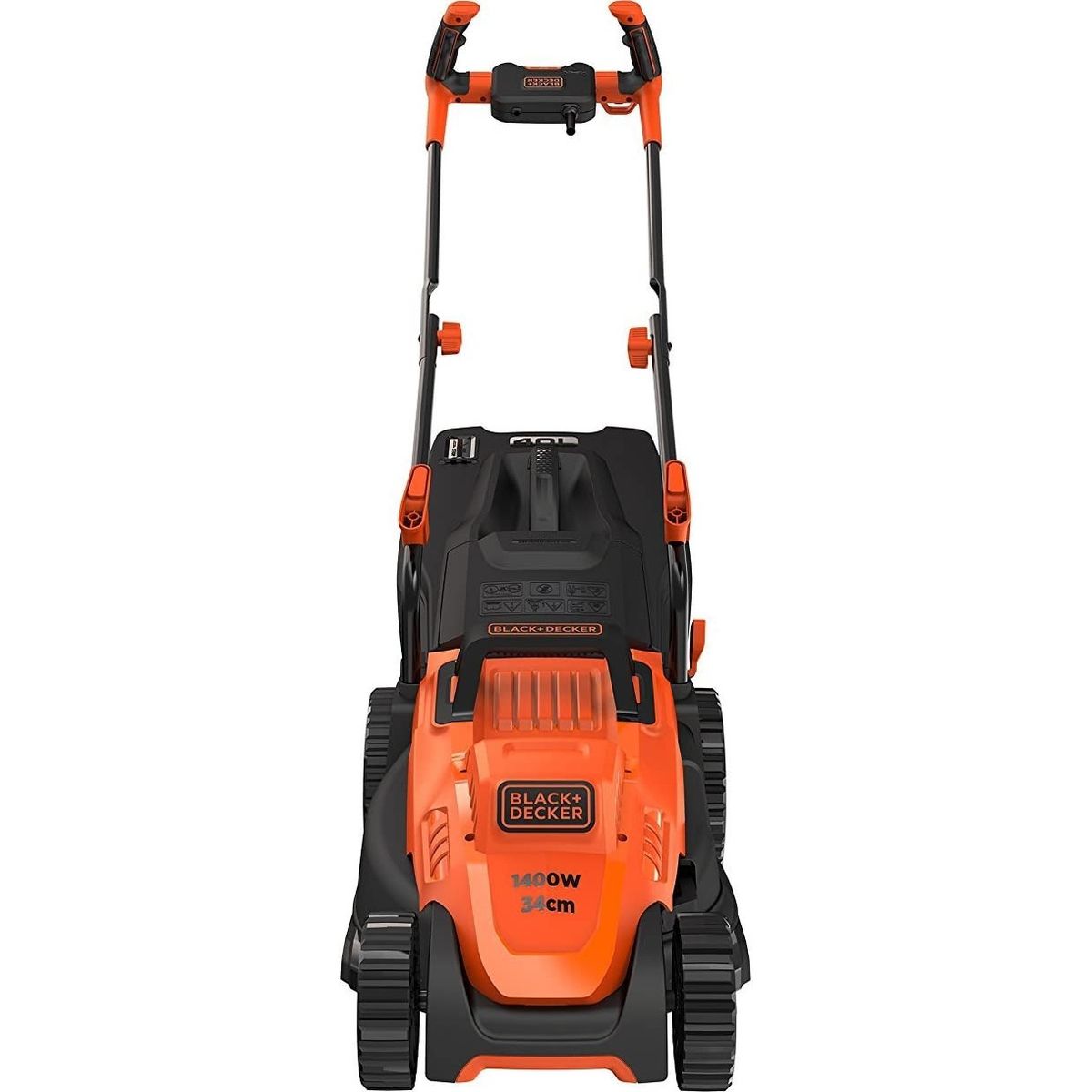 Газонокосилка Black+Decker электрическая на 4 колесах (BEMW461BH-QS) - фото 2