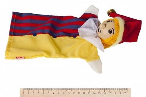 Мягкая игрушка на руку Goki Клоун, 27 см (51999G) - фото 3