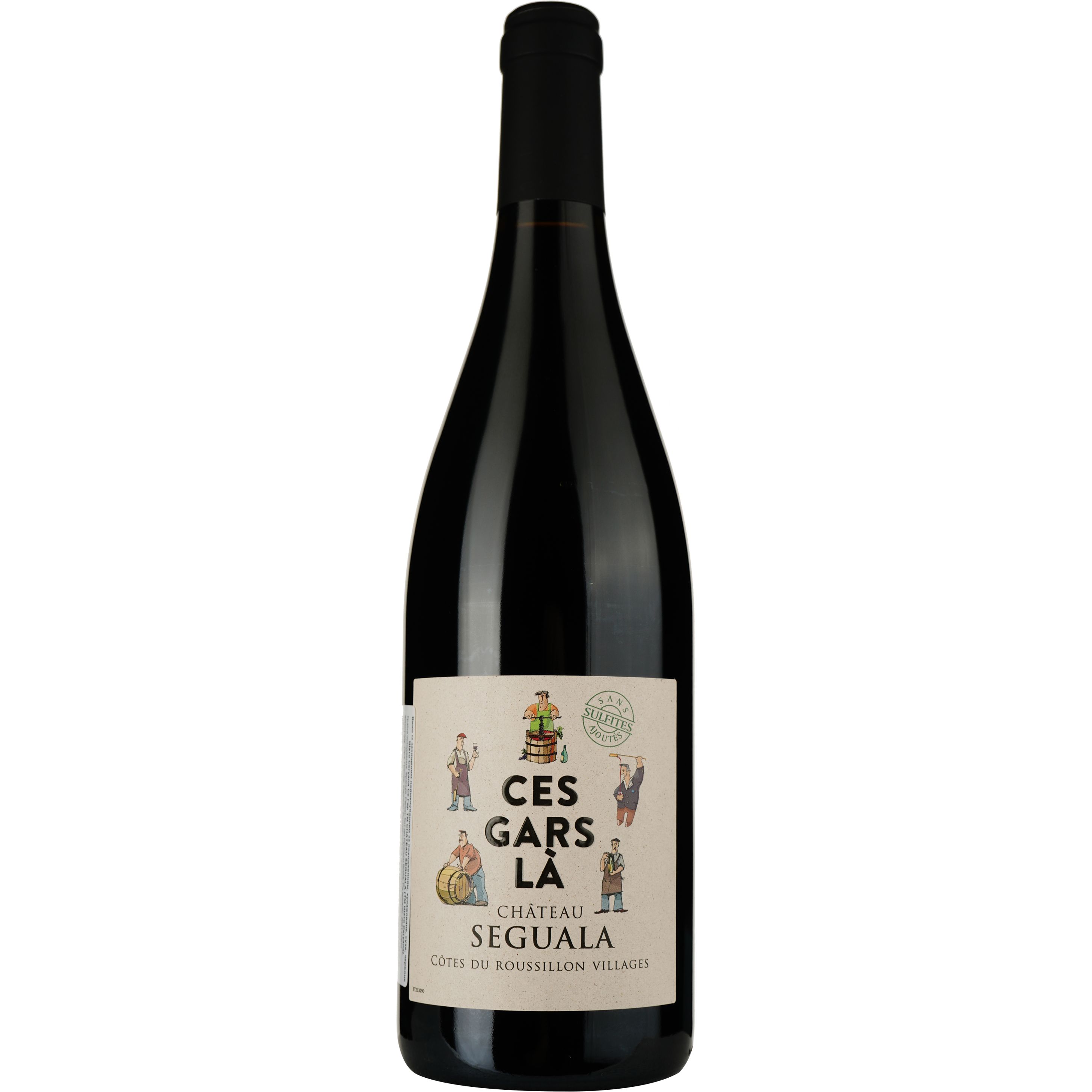Вино Chateau Mas Seguala Ces Gars La AOP Cotes Du Roussillon Village 2021 красное сухое 0.75 л - фото 1