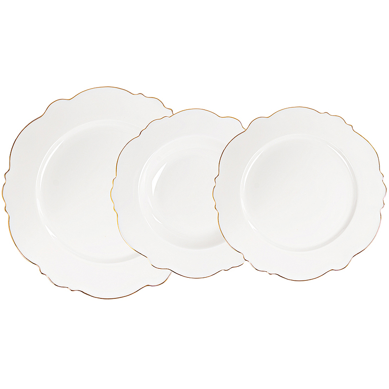 Набор тарелок Lefard, белый (922-030) - фото 1