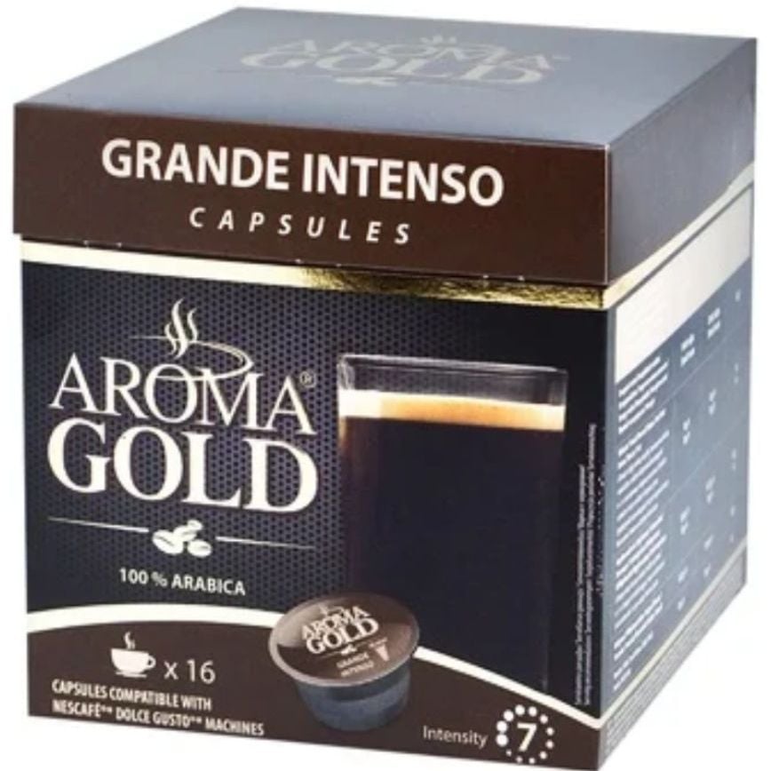 Кофе в капсулах Aroma Gold Grande Intenso 128 г - фото 1