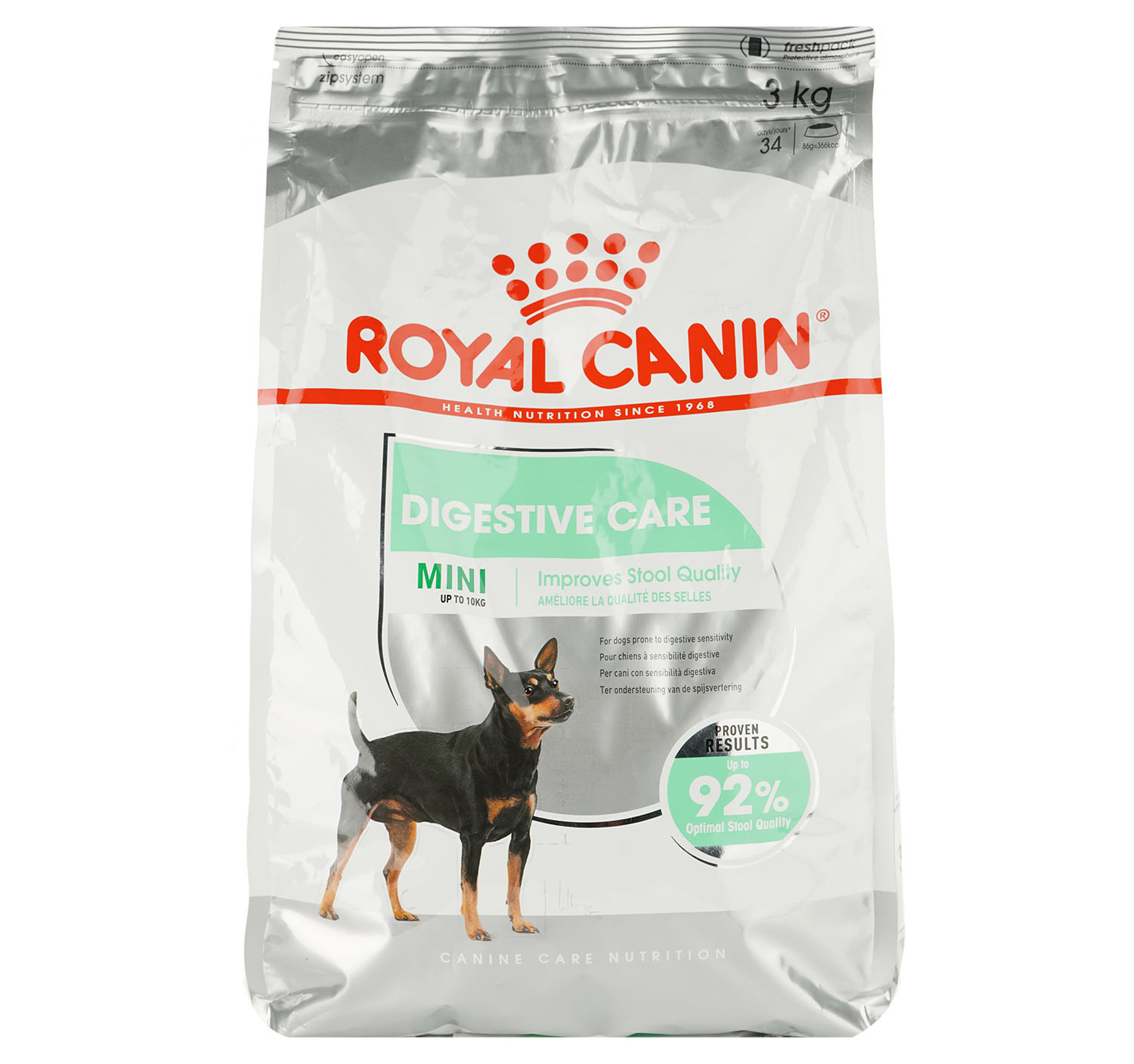 Сухий корм для маленьких собак Royal Canin Mini Digestive Care з чутливим травленням, 3 кг (2447030) - фото 1
