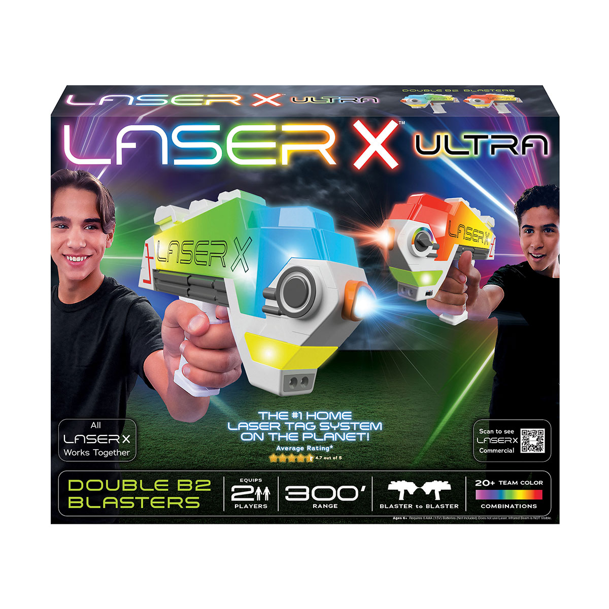 Ігровий набір для лазерних боїв Laser X Ultra для двох гравців (87552) - фото 7